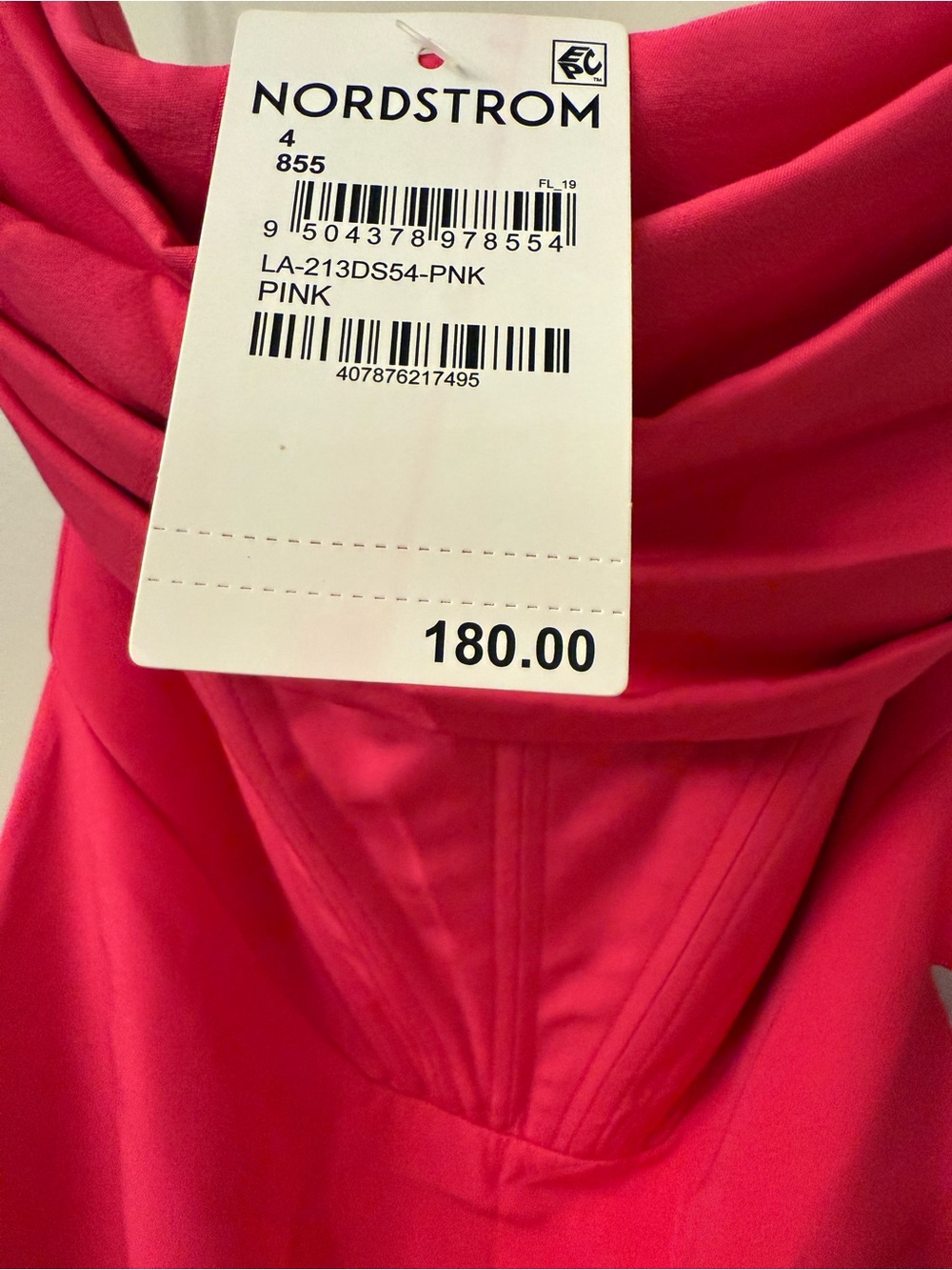 Lavish Alice Bright Pink Midi Dress